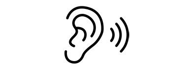 An ear listening