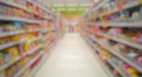 Supercoat - Blurred supermarket isle